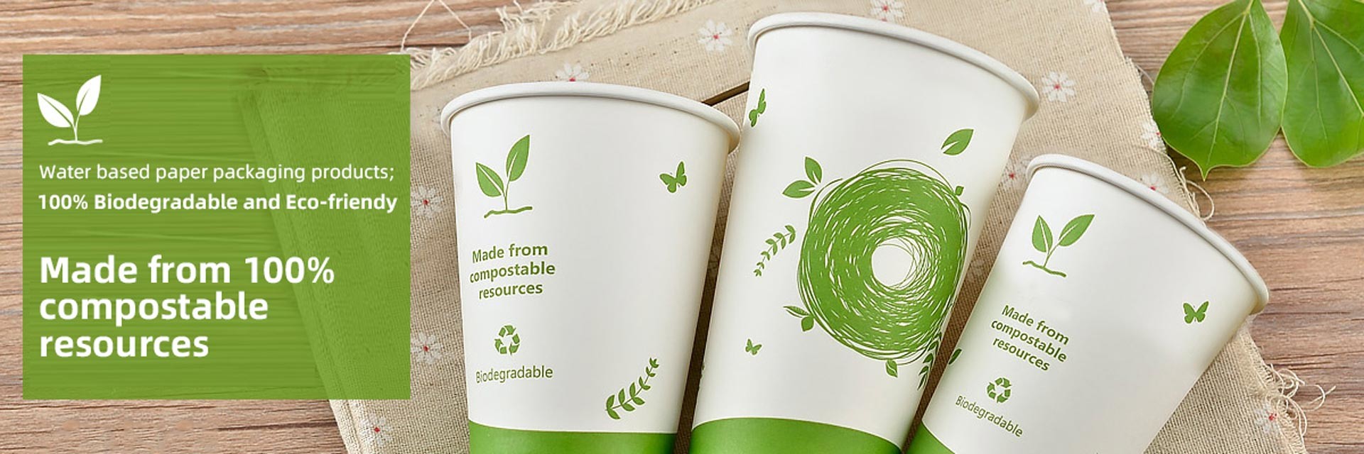 calidad Taza de café de papel acuosa fábrica